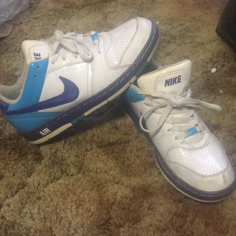 Blue and purple dunks